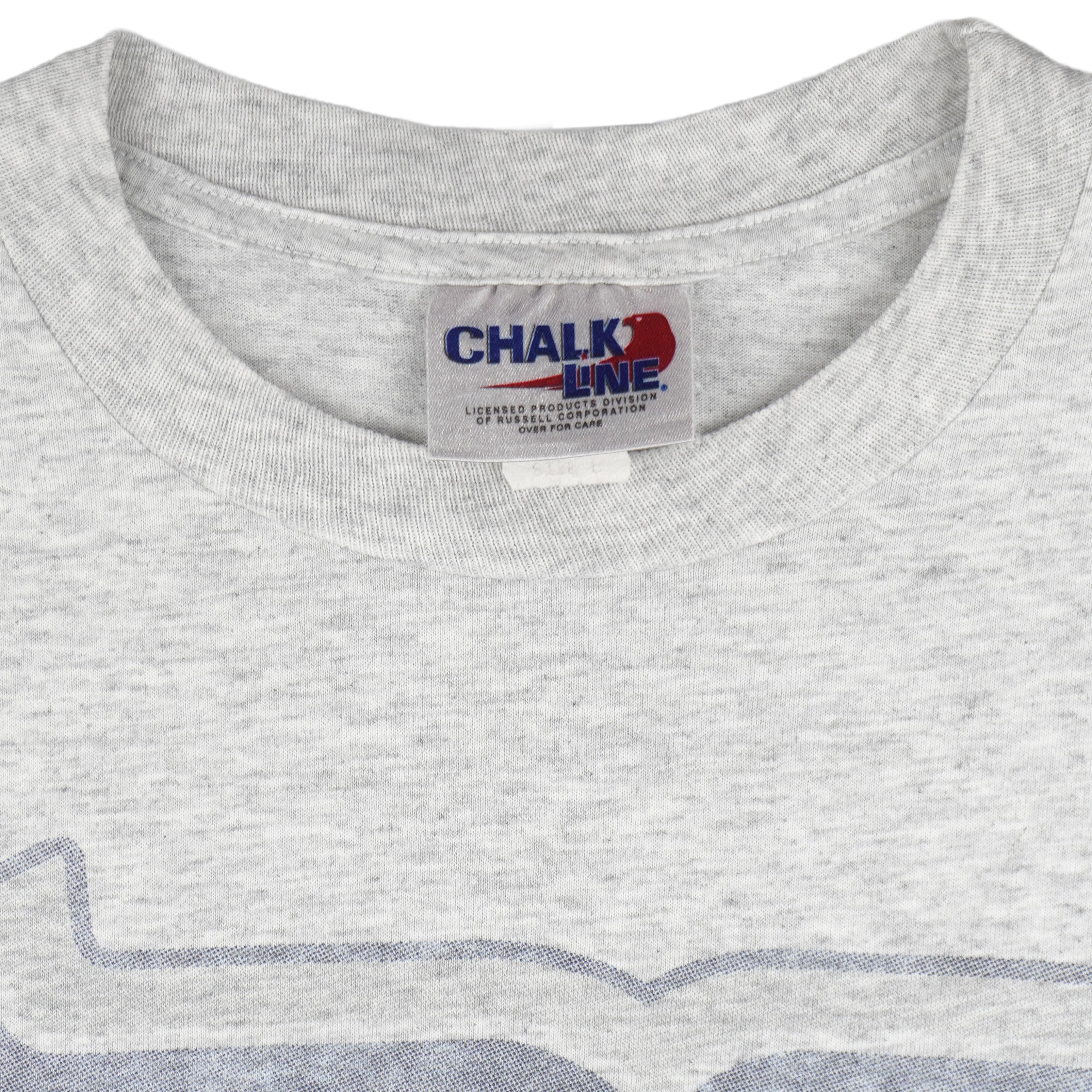 NHL (Chalk Line) - Hartford Whalers Spell-Out T-Shirt 1990s Large Vintage Retro Hockey