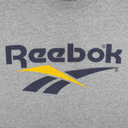 Reebok - Grey Single Stitch T-Shirt 1990s Large Vintage Retro