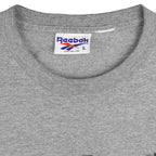 Reebok - Grey Single Stitch T-Shirt 1990s Large Vintage Retro