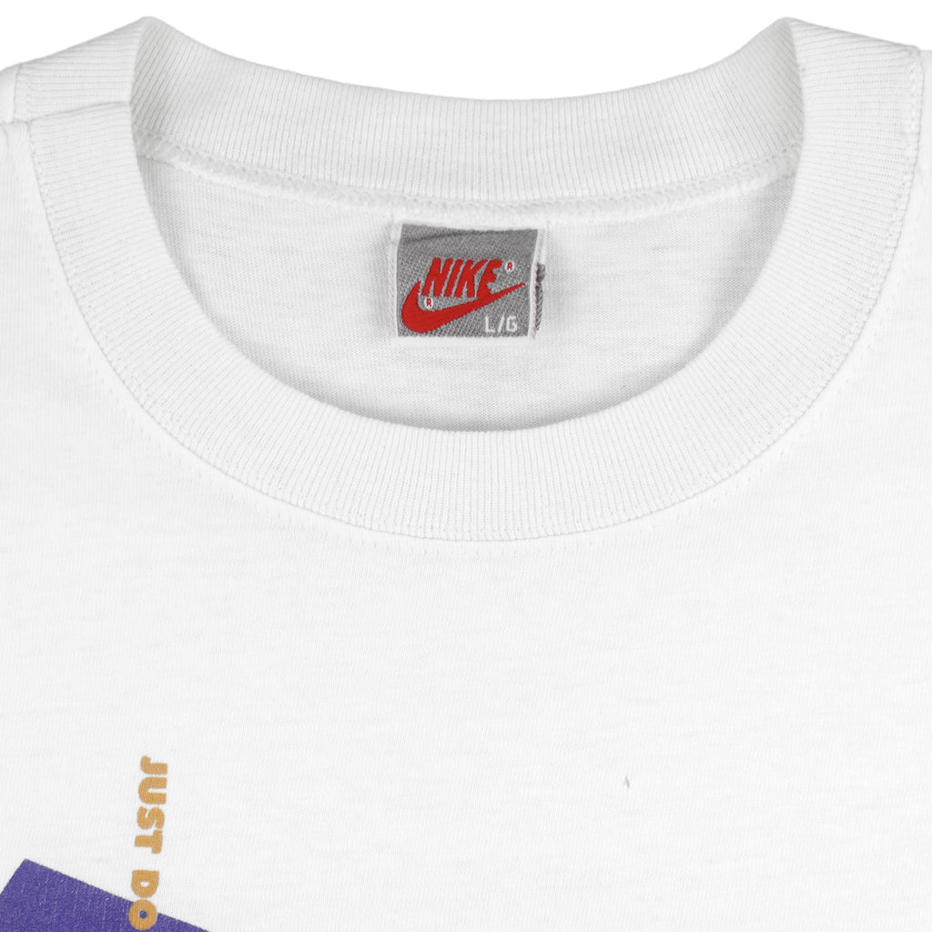 Nike - Just Do It Spell-Out T-Shirt 1990s Large Vintage Retro