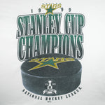 NHL (Silver Mountain) - Dallas Stars Stanley Cup Champions T-Shirt 1999 Large Vintage Retro Hockey