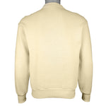 Lacoste - Yellow 1/4 Button-Up Sweatshirt 1990s Medium Vintage Retro