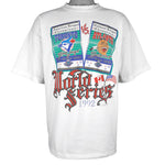 MLB (Softwear) - Atlanta Braves VS Toronto Blue Jays World Series T-Shirt 1992 Large Vintage Retro Baseball