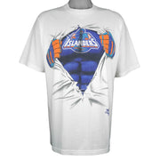 NHL (College Concepts) - New York Islanders Single Stitch T-Shirt 1990s X-Large Vintage Retro Hockey