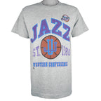 NBA (Pro Player) - Utah Jazz Western Conference T-Shirt 1990s Medium Vintage Retro Basketball