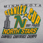 NHL (Screen Stars) - North Stars Stanley Cup Finals Champions T-Shirt 1991 X-Large Vintage Retro Hockey