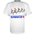 Vintage - World Cup France Soccer'98 Spell-Out T-Shirt 1998 Large Vintage Retro