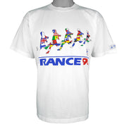 Vintage - World Cup France Soccer'98 Spell-Out T-Shirt 1998 Large Vintage Retro
