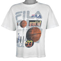 FILA - NBA Grant Hill Basketball #33 T-Shirt 1990s Medium Vintage Retro Basketball