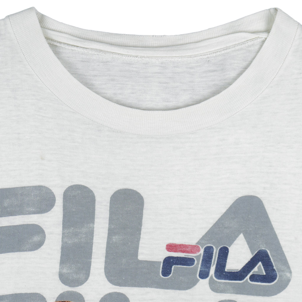 FILA - NBA Grant Hill Basketball #33 T-Shirt 1990s Medium Vintage Retro Basketball