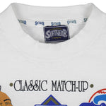 MLB (Softwear) - Braves VS Blue Jays World Series Classic Matchup T-Shirt 1992 Small Vintage Retro Baseball