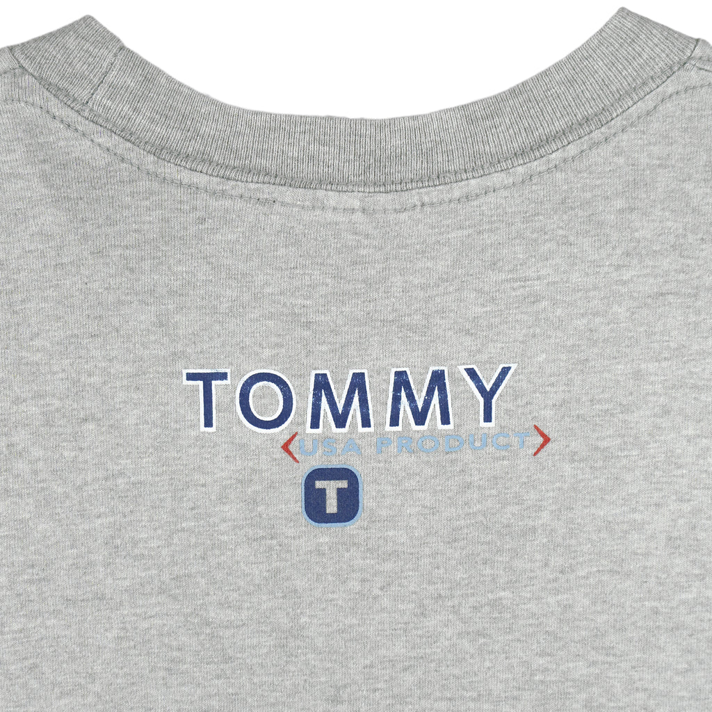 Tommy Hilfiger - American Standard Since MCMLXXXV Spell-Out T-Shirt 1990s Large Vintage Retro