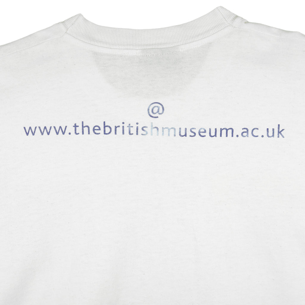 Vintage - British Art Museum Cat T-Shirt 1990s Medium Vintage Retro