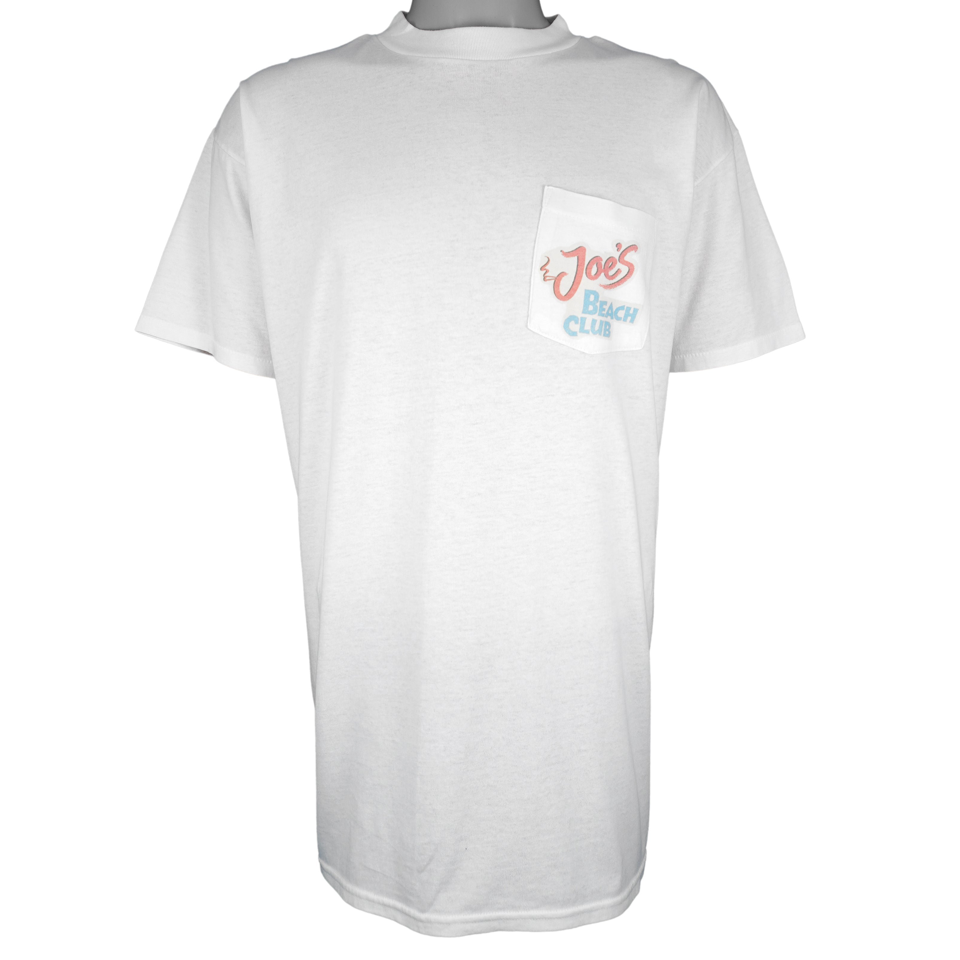 Vintage (Camel) - Joe's Beach Club Tell Em Joe Sent You T-Shirt 1993 X-Large Vintage Retro