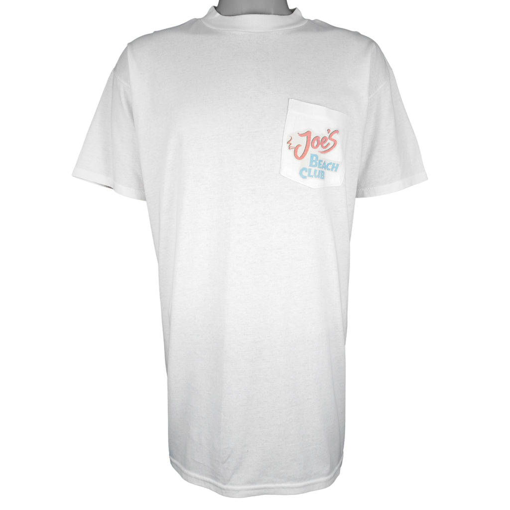 Vintage (Camel) - Joe's Beach Club Tell Em Joe Sent You T-Shirt 1993 X-Large Vintage Retro