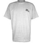 Vintage (No Fear) - Wherever The Fear May Be Look It In The Eyes T-Shirt 1990s Large Vintage Retro