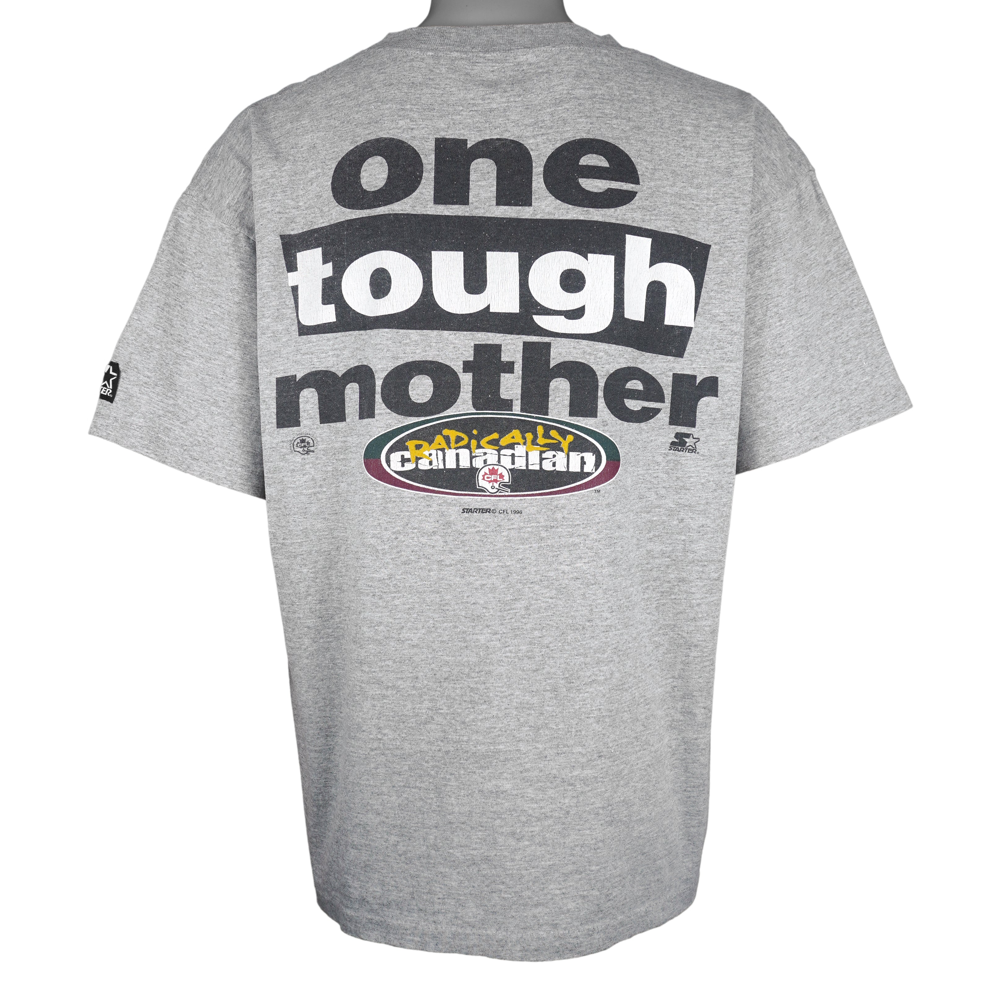 Starter (CFL) - Radically Canadian Football Single Stitch T-Shirt 1996 Large Vintage Retro Football