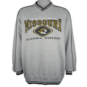 NCAA (Lee) - Missouri Tigers Embroidered Crew Neck Sweatshirt 1990s Large Vintage Retro
