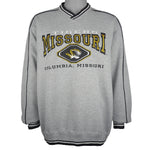 NCAA (Lee) - Missouri Tigers Embroidered Crew Neck Sweatshirt 1990s Large