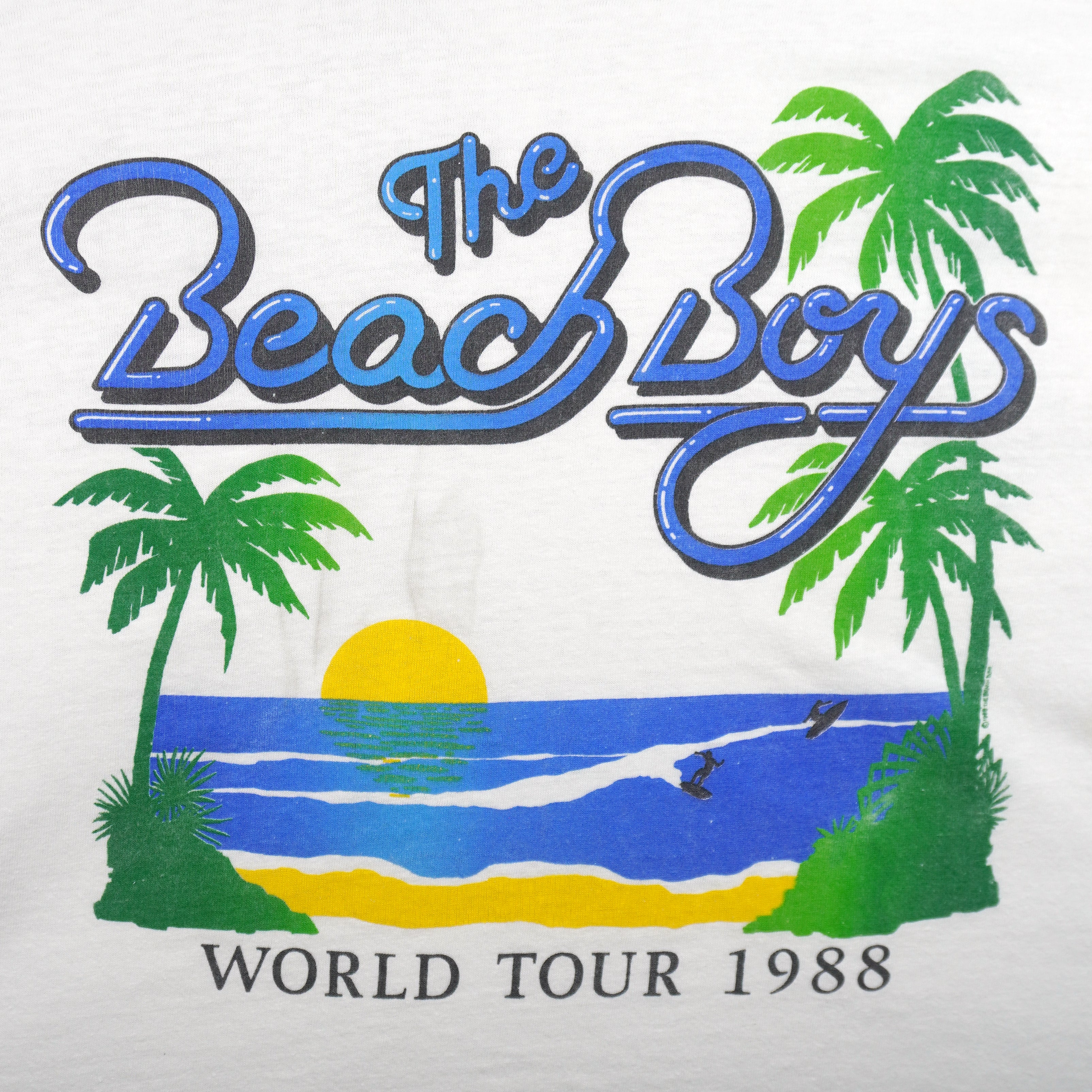 Vintage (Wright’s) - The Beach Boys World Tour T-Shirt 1988 X-Large Vintage Retro