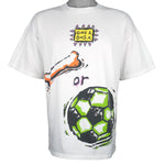 Vintage - USA Soccer World Cup 'Striker' Mascot T-Shirt 1993 Large