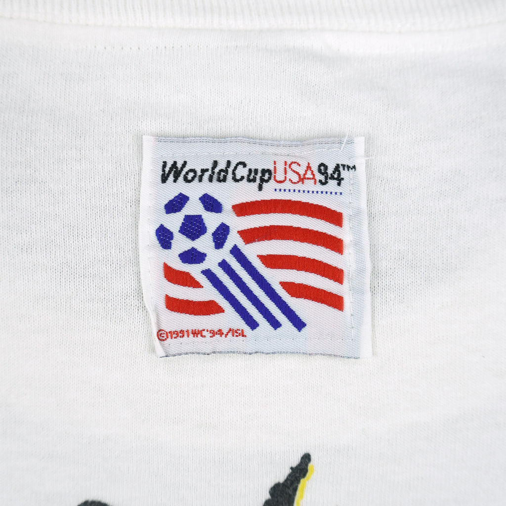 Vintage - USA Soccer World Cup Mascot T-Shirt 1993 Large Vintage Retro