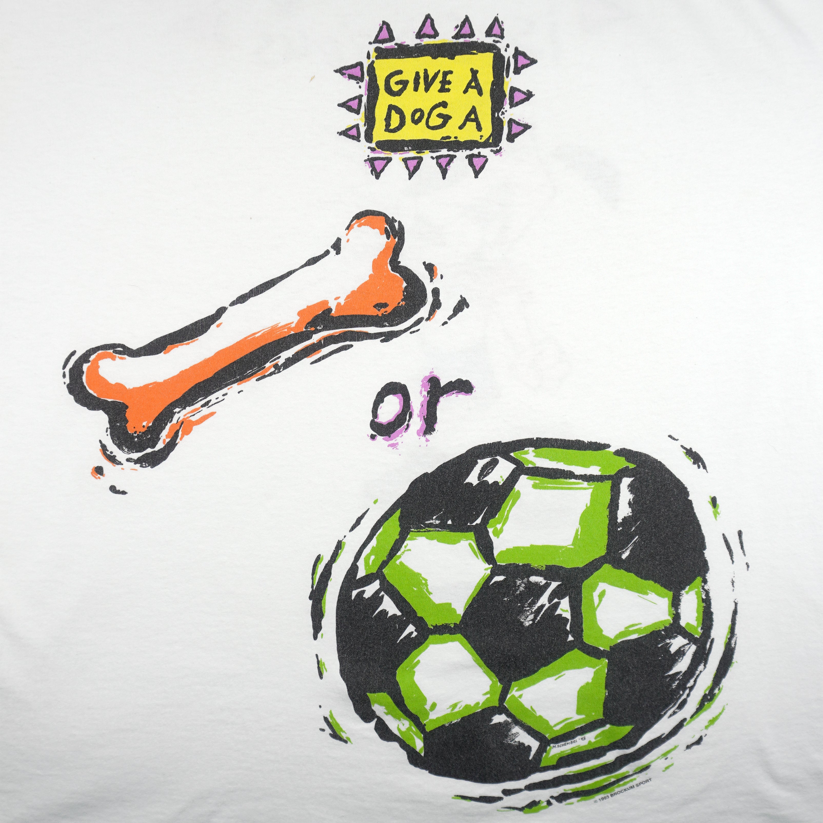 Vintage - USA Soccer World Cup Mascot T-Shirt 1993 Large Vintage Retro