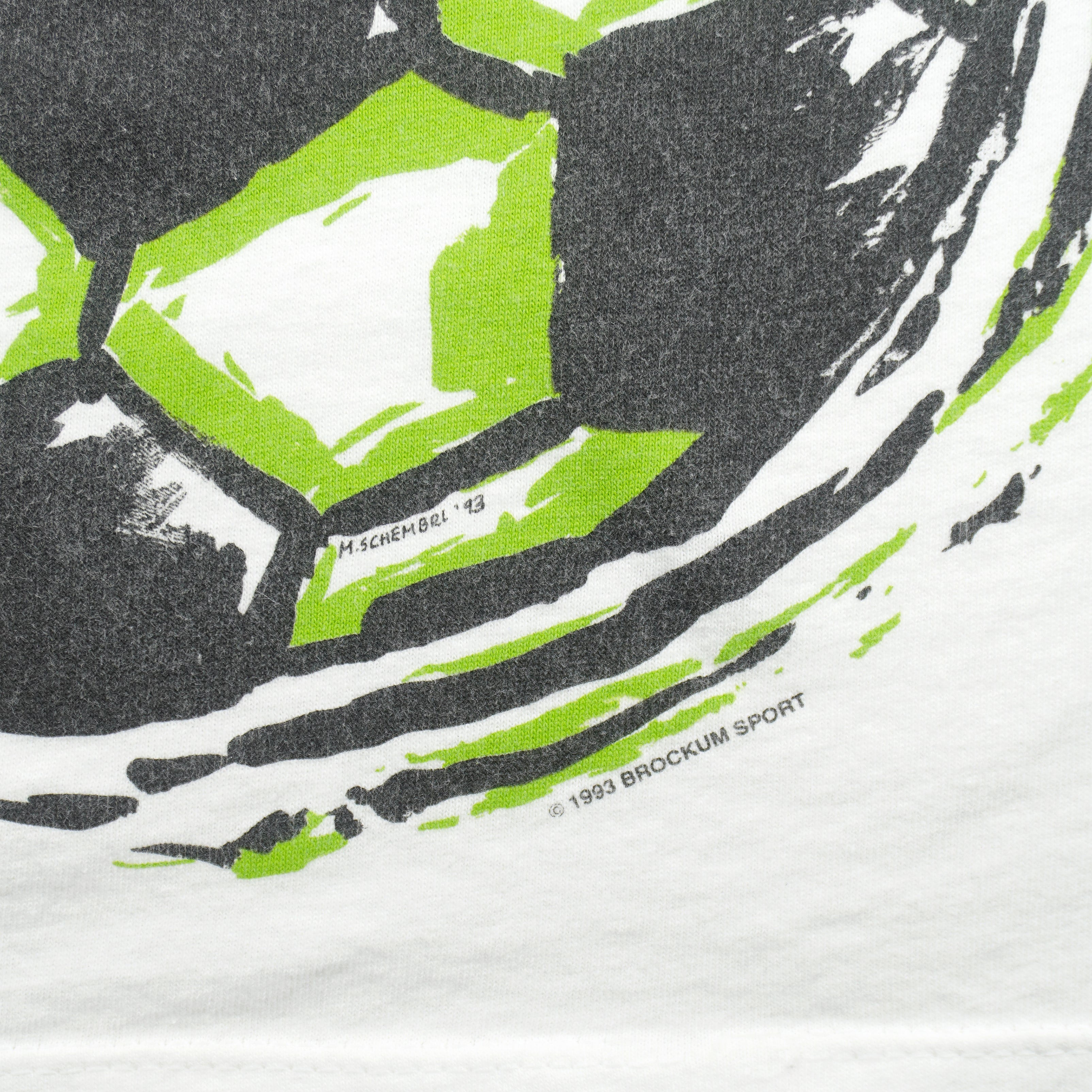 Vintage - USA Soccer World Cup Mascot T-Shirt 1993 Large Vintage Retro