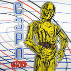 Vintage - Star Wars C-3PO X Pepsi T-Shirt 1997 Medium Vintage Retro