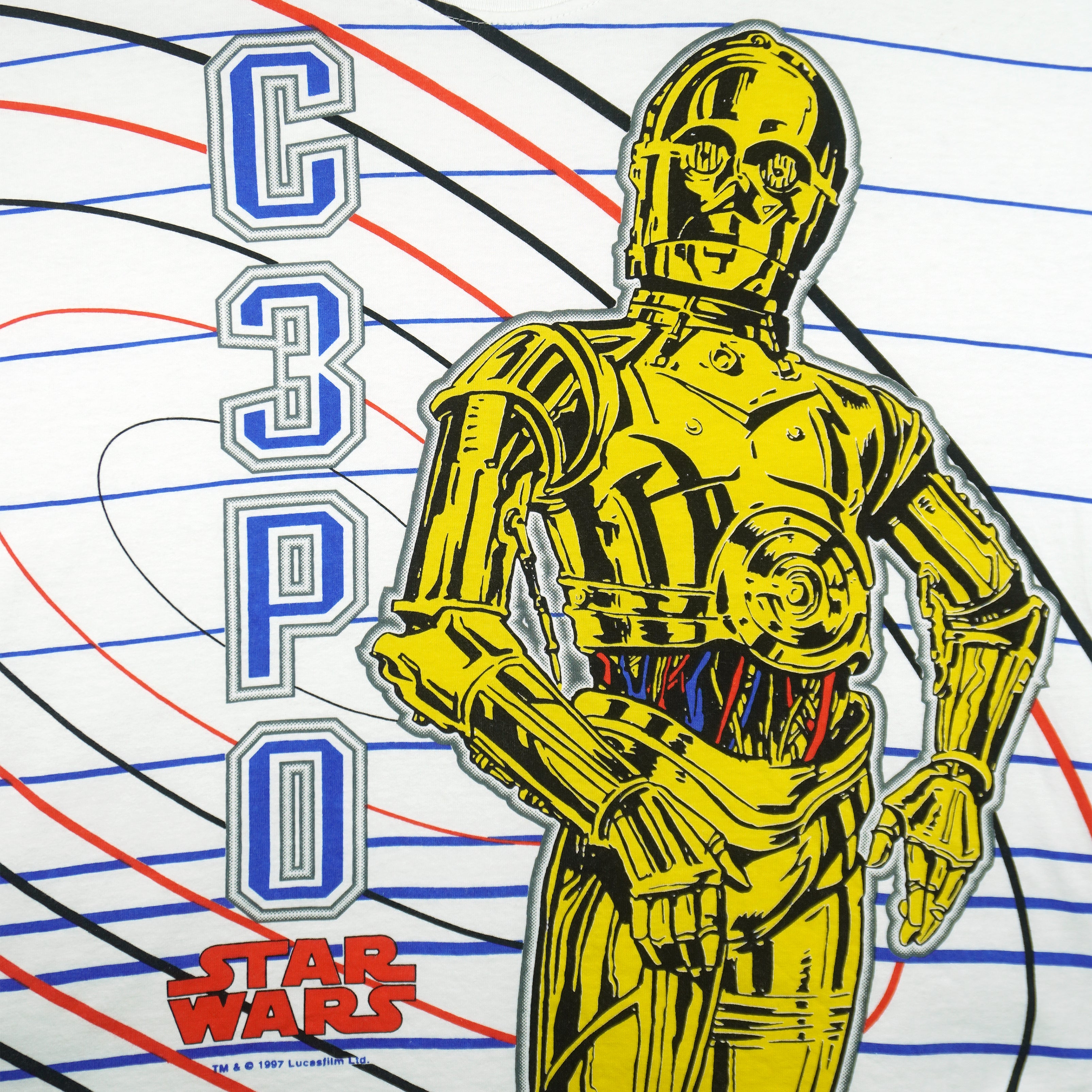 Vintage - Star Wars C-3PO X Pepsi T-Shirt 1997 Medium Vintage Retro