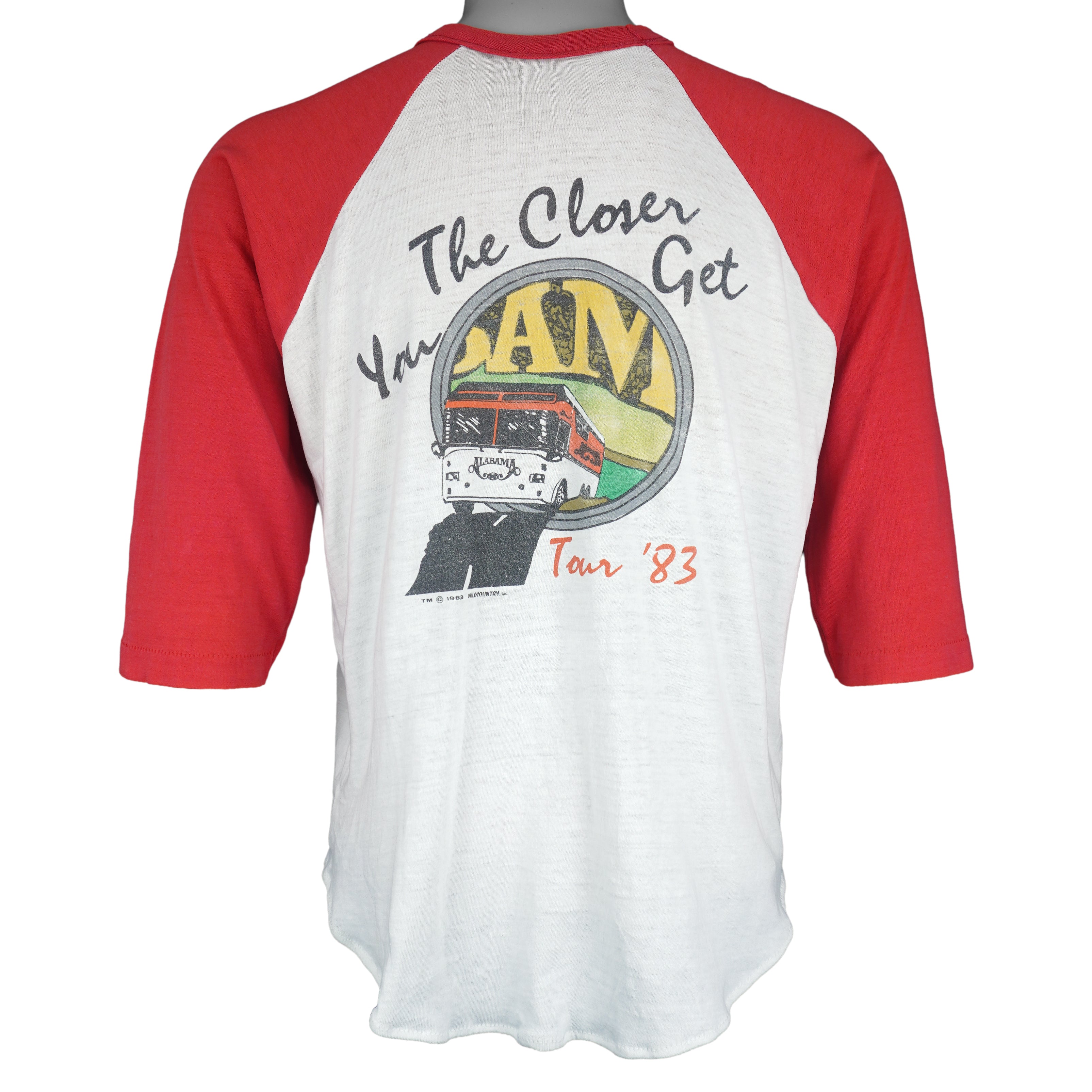 Vintage - Alabama The Closer You Get Tour Long Sleeve Shirt 1983 Medium Vintage Retro