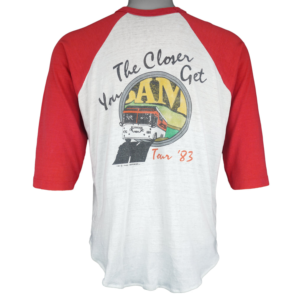 Vintage - Alabama The Closer You Get Tour Long Sleeve Shirt 1983 Medium Vintage Retro
