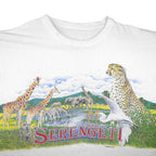 Vintage (Habitat) - Nature Serenget Animal Print T-Shirt 1992 X-Large Vintage Retro