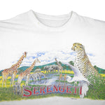 Vintage (Habitat) - Nature Serenget Animal Print T-Shirt 1992 X-Large Vintage Retro