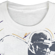 CFL (Woody Sports) - Winnipeg Grey Cup All Over Print T-Shirt 1991 Large Vintage Retro Football
