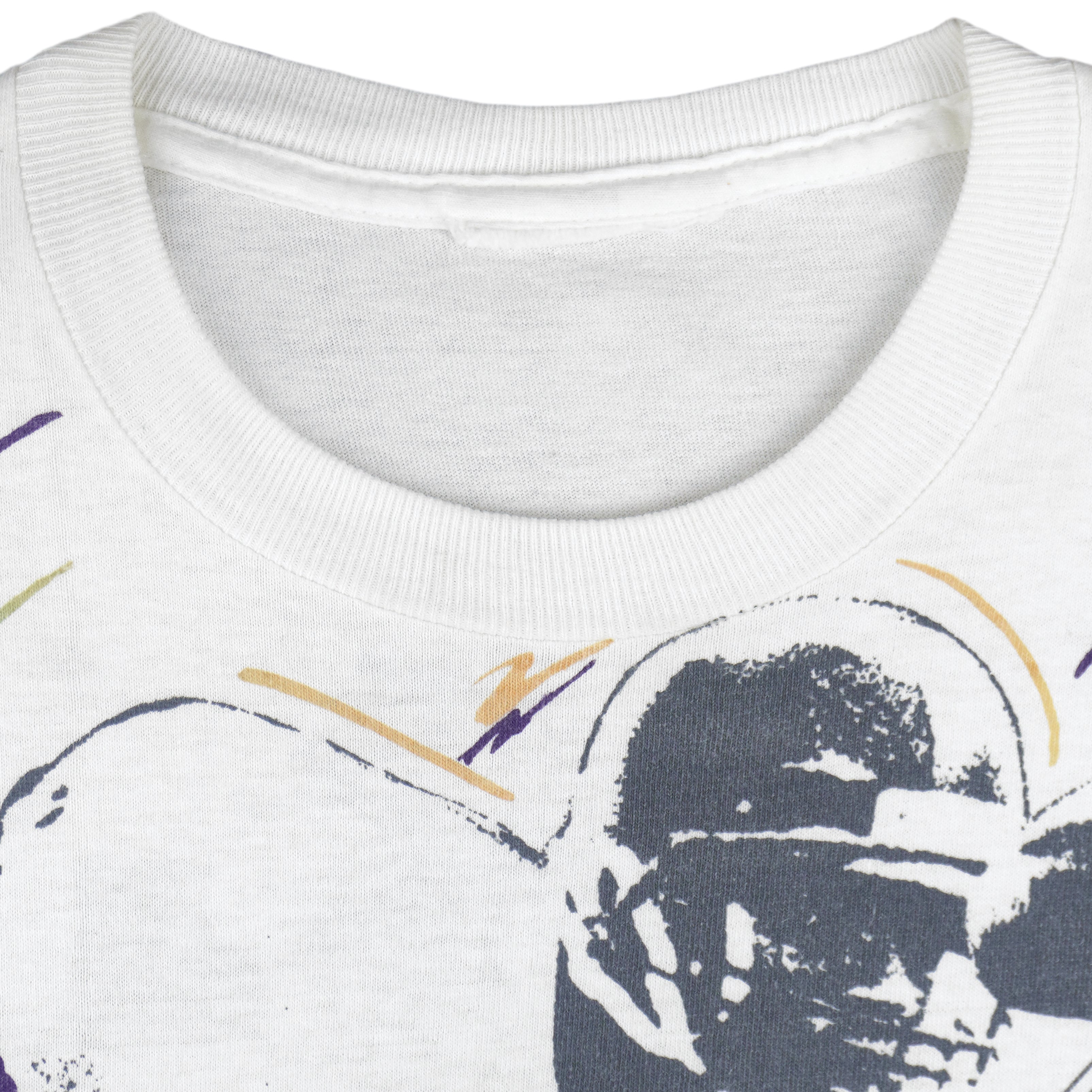 CFL (Woody Sports) - Winnipeg Grey Cup All Over Print T-Shirt 1991 Large Vintage Retro Football