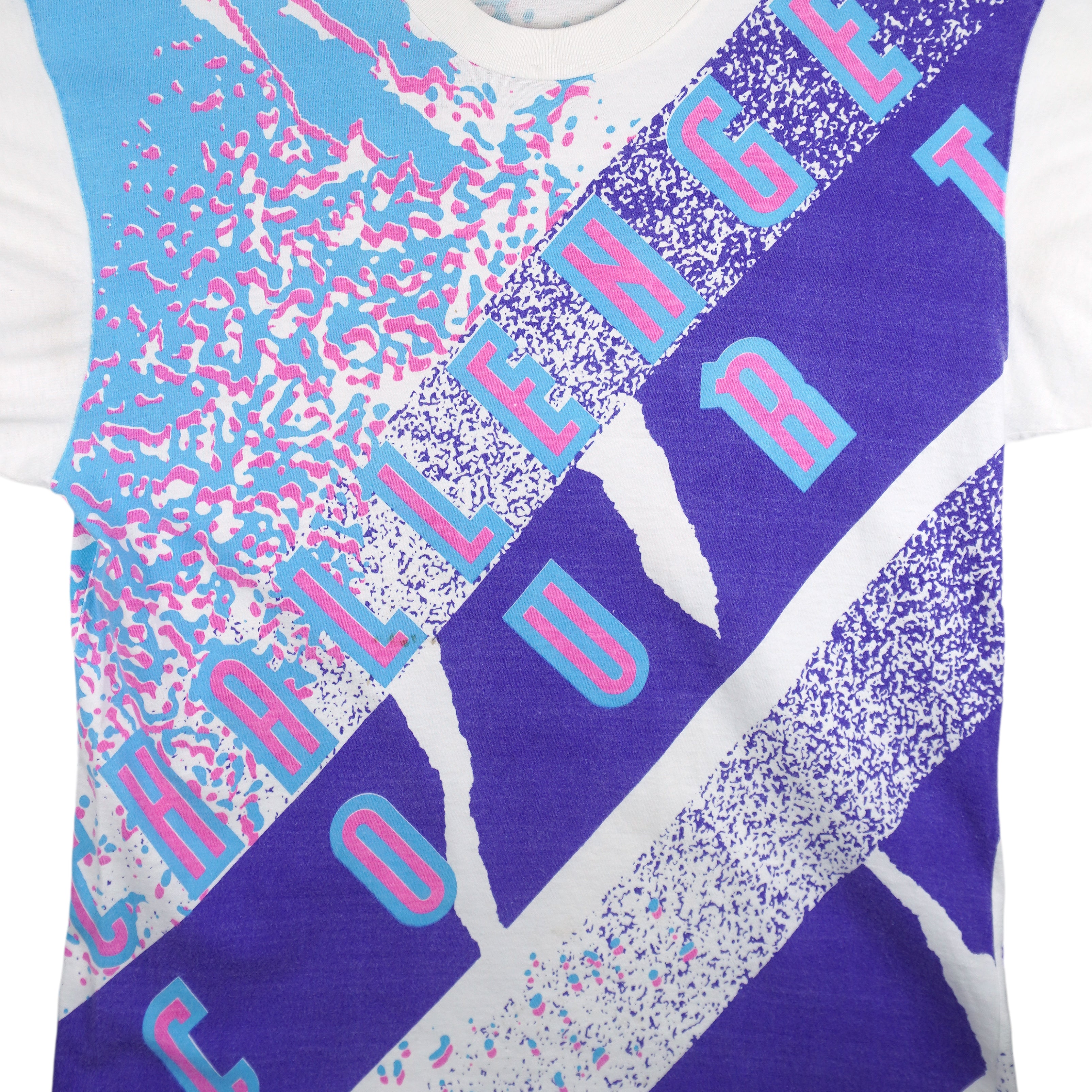 Nike - Challenge Court Tennis All Over Print T-Shirt 1990s Medium Vintage Retro