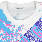 Nike - Challenge Court Tennis All Over Print T-Shirt 1990s Medium Vintage Retro