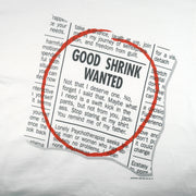 Vintage (Oneita) - Good Shrink Wanted Single Stitch T-Shirt 1990 Large Vintage Retro