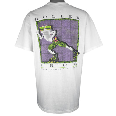 Vintage (Oneita) - Lifeforms Roller Frog Single Stitch T-Shirt 1990s X-Large