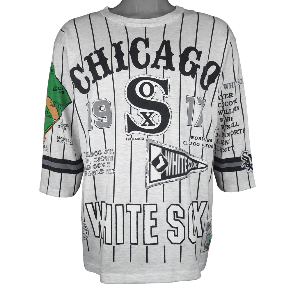 MLB (Long Gone) - Chicago White Sox 1917 World Series T-Shirt 1991 Large Vintage Retro Baseball