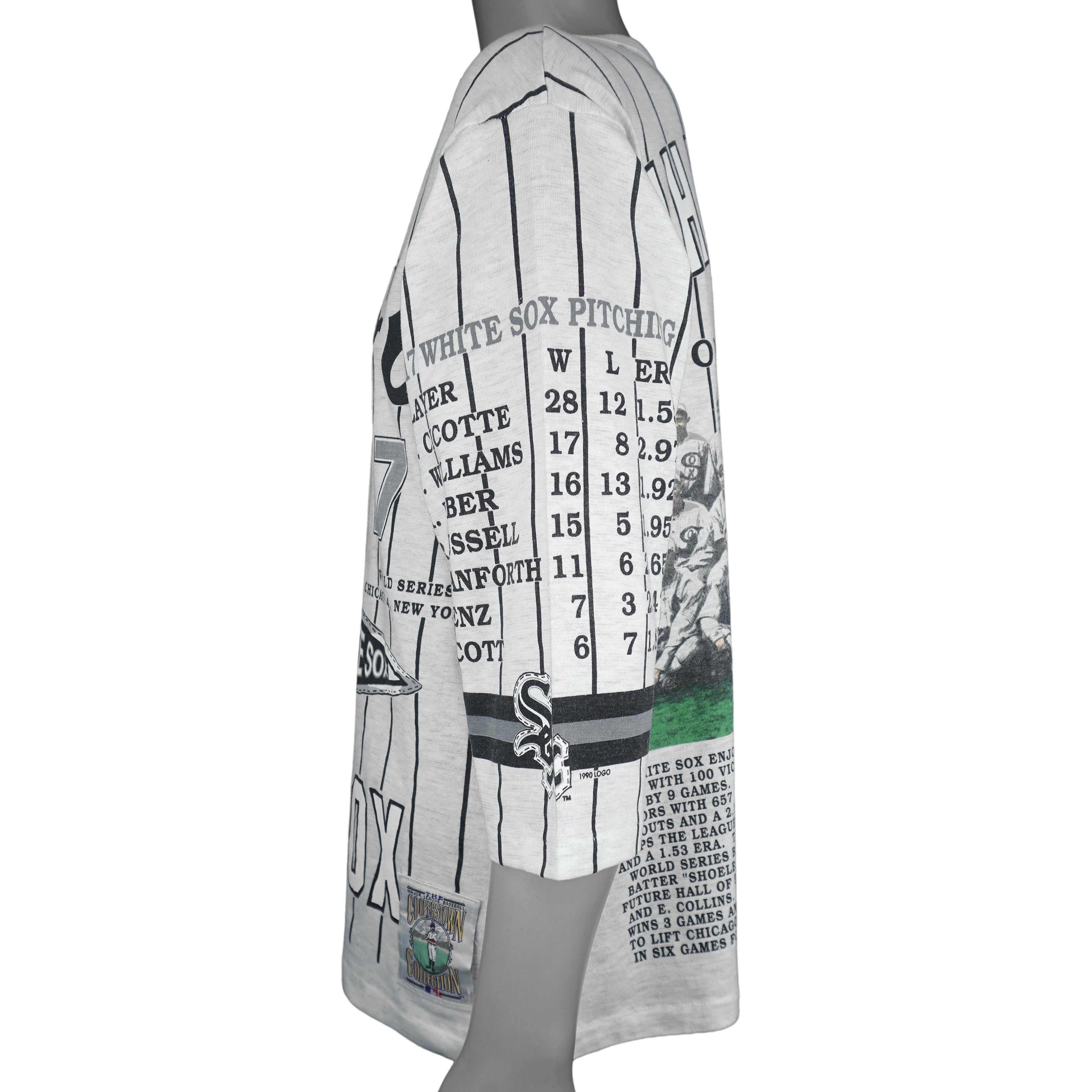 MLB (Long Gone) - Chicago White Sox 1917 World Series T-Shirt 1991 Large Vintage Retro Baseball