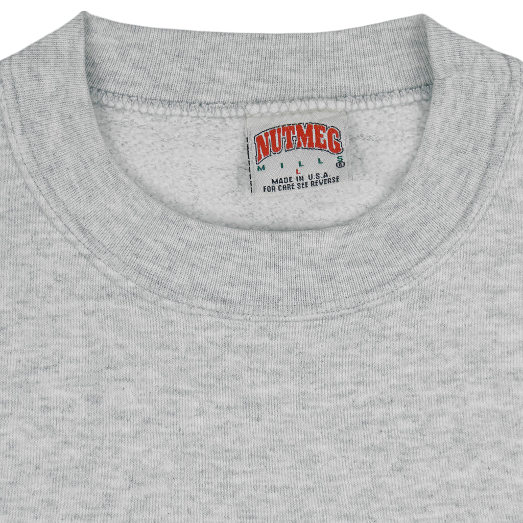 NFL (Nutmeg) - Super Bowl XXVI Crew Neck Sweatshirt 1991 Large Vintage Retro Football