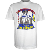 MLB (Trench) - Seattle Mariners The Griffey’s T-Shirt 1990 Large Vintage Retro Baseball