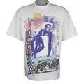 Adidas - Olympics Running Spell-Out T-Shirt 1990s Large Vintage Retro