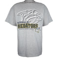 NHL (Logo Athletic) - Nashville Predators Spell-Out T-Shirt 1990s Large Vintage Retro Hockey