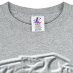 NHL (Logo Athletic) - Nashville Predators Spell-Out T-Shirt 1990s Large Vintage Retro Hockey