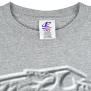 NHL (Logo Athletic) - Nashville Predators Spell-Out T-Shirt 1990s Large Vintage Retro Hockey