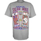 NCAA - Gators Vs Hurricanes Nokia Sugar Bowl Champions T-Shirt 2001 Large Vintage Retro