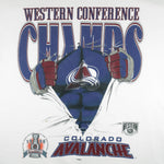 NHL - Colorado Avalanche Stanley Cup Champions T-Shirt 1996 X-Large Vintage Retro Hockey